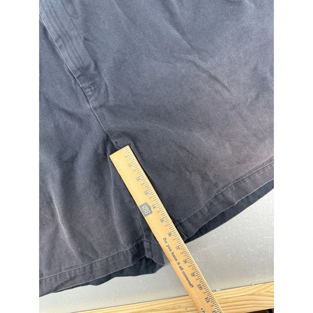Polo Ralph Lauren Tyler Short Mens 46 Navy Blue Pleated Cotton Classic Chino